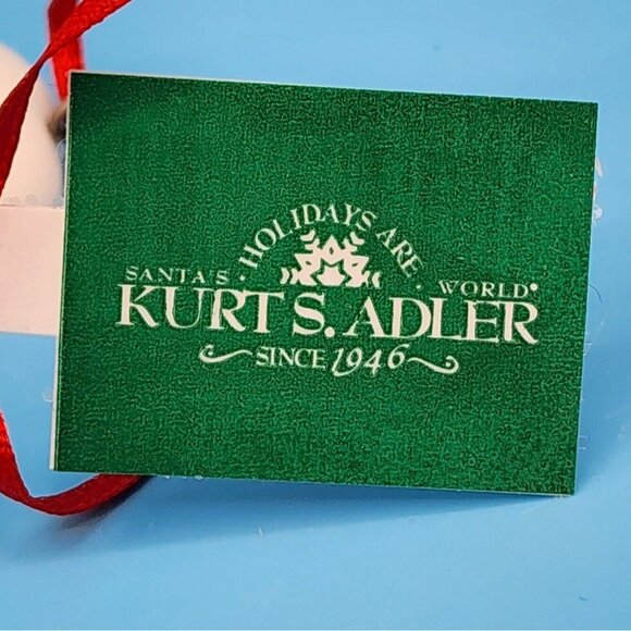 Kurt S. Adler Gingerbread Man Chef Ornament Frosted Faux Cookie Fake Bake v1 - Picture 3 of 9